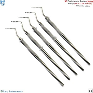 CPITN Periodontal Probe Exam Pocket Depth Screening Hygienist Color Coded Probes - Imagen 1 de 4