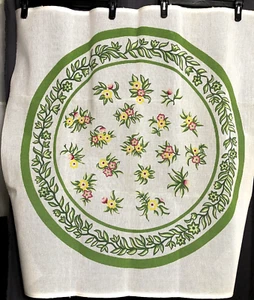 Hand Painted 32" Diameter Needlepoint Rug Canvas - Picture 1 of 5