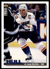 1995-96 Upper Deck Collector's Choice Brett Hull St Louis Blues #214