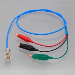 Triax 2-Lug TRB to 43mm Copper Alligator Clip TRX316 Cable 2~6FT For Keithley - Bild 1 von 6