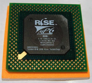 Rise MP6 266 Mhz CPU Kirin for Socket 7 mainboards NEW NOS very rare CPU - Afbeelding 1 van 2