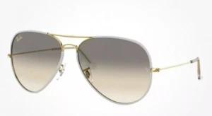 Neue Ray-Ban Pilotenbrille RB 3025-J-M 9196/32 62-14 großes schwarz & graues Gestell - Bild 1 von 6