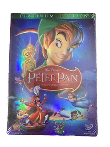 PETER PAN * DISNEY * PLATINUM EDITION 2-DISC IN SLIPCOVER FACTORY SEALED NEW - Picture 1 of 2