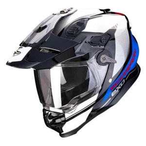 ADF-9000 AIR M Enduro Helmet White, Blue, Black Trail - Picture 1 of 1