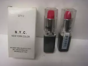 TWIN Pack NYC Ultra letzte Lippenbekleidung #404B AIR KISS SELTEN auslaufend HTF 2-Röhrchen - Bild 1 von 5