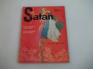 Satan Magazine Vol. 1 No. 1 February 1957-TINA LOUISE,JUDY O'DAY,Bi-Monthly - Picture 1 of 15