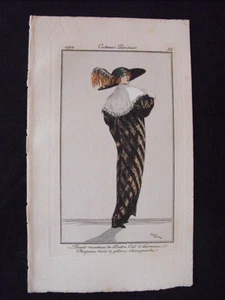 Roger Broders Costumes Parisiens 1912 Manteau de loutre Pl. 36 - Picture 1 of 5