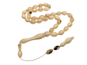 33 cuentas de oración de cuerno de búfalo Bufalo Boynuzu Tasbih Tesbih Tasbeeh Misbaha 318 - Imagen 1 de 21