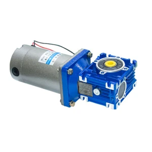 22~240R 12V 24V 90V DC Worm Gear Motor + RV030 Gearbox Speed Reducer High Torque - Picture 1 of 7