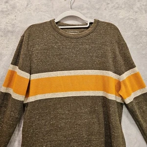 American Eagle Thermal Shirt Mens M Henley Long Sleeve Waffle Knit gorpcore work - Picture 1 of 15