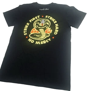 Cobra Kai Strike First Strike Hard Short Sleeve T Shirt Adult Unisex Size Small - Picture 1 of 6