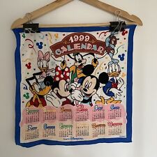 Vintage Tokyo DisneyLand Tea Towel- Unused Brand New Condition -Walt Dis Cotton