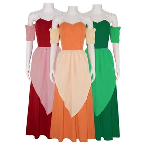 Cosplay Beauty and the Beast Prinzessin Maid Kleid Halloween Karneval Anzüge - Bild 1 von 24