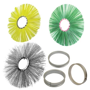 Road Sweeper Brushes Yard Bucket Poly Wire Bristles Spacers VARIOUS SIZES - Picture 1 of 4