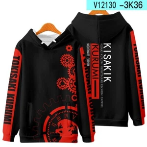 DATE A LIVE Kurumi Tokisaki Anime Kapuzen Sweatshirt Hoodie Hooded Sweater Coat - Picture 1 of 2