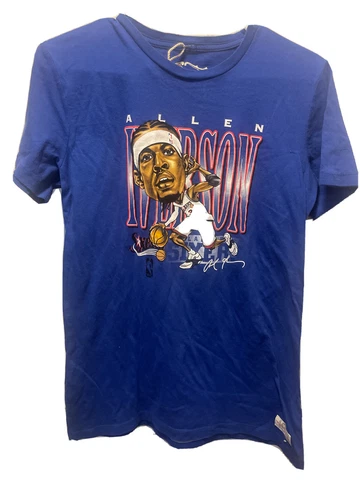 Allen Iverson NBA Mitchell & Ness Philadelphia 76ers Women’s Shirt Size:XL Cover