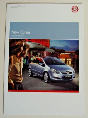 Vauxhall . Corsa . Vauxhall Corsa . 2007 Sales Brochure - Image 1 of 3
