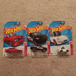 2024 Hot Wheels Target Red Edition Tooned Porsche 92 BMW M3 Toyota Tacoma Lot - Picture 1 of 1