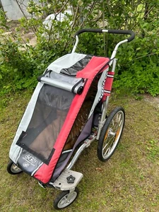chariot cougar 1 Fahrradanhänger Anhänger rot mit Wintersack - Bild 1 von 9