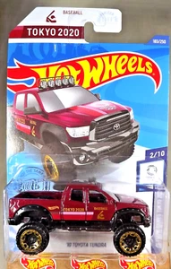 2020 Hot Wheels #183 Olympic Games Tokyo 2020 2/10 '10 TOYOTA TUNDRA Maroon - Picture 1 of 6