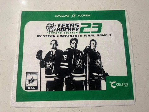 Dallas Stars 2023 NHL Playoffs Western Conference Finals Game 3 Rally Towel New Cover