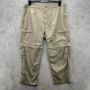 North Face Trousers Mens Extra Large Beige Cargo Zip Off Hiking Walking Outdoor - Picture 1 of 14
