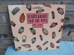 GLADYS KNIGHT & THE PIPS MY TIME 1985 12" SINGLE RECORD EXTENDED DANCE REMIX - Bild 1 von 13