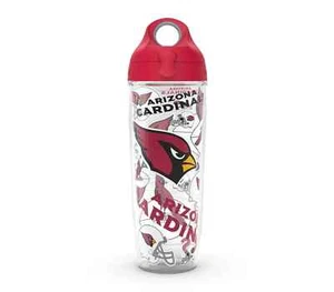 ARIZONA CARDINALS, 24oz DOUBLE WALL, WATER BOTTLE FROM TERVIS - Picture 1 of 2