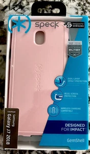 Speck Samsung Galaxy J7 Case (2018) Gemshell Quartz Pink/Charcoal Grey NEW - Picture 1 of 4