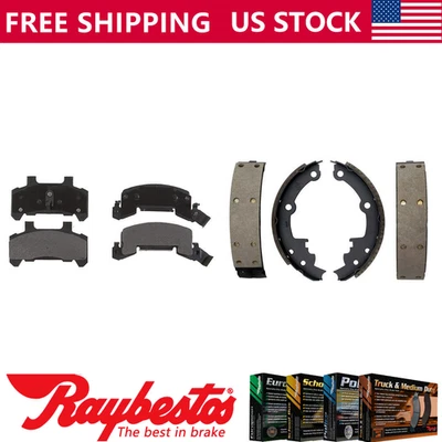 Element3 前金属刹车片后鞋 适用于 1985 - 1989 雪佛兰名人 — 第 1/4 张图片