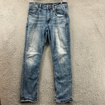 BKE Jake Straight Jeans Mens 32x32 Measures 31x29.5 Blue Wash Denim Straight Leg - Image 1 of 4