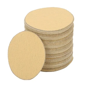 100 Pcs 5" 60Grit NO-Hole DiscsHook Loop Pads Sanding Disc Flocking High Quality - Picture 1 of 17