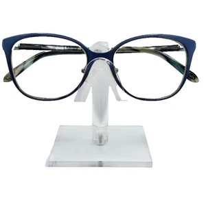 Tiffany & Co. Blue & Silver Eyeglass Frames Full Rim Metal TF1130 6129 52-17-140 - Picture 1 of 11