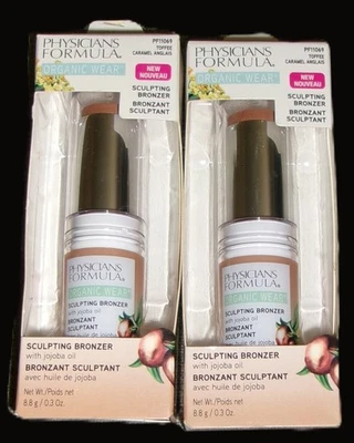 Physicians Formula Organic Wear Sculpting Bronzer TOFFEE (PF11069) Lot of 2 NEW - Image 1 of 3