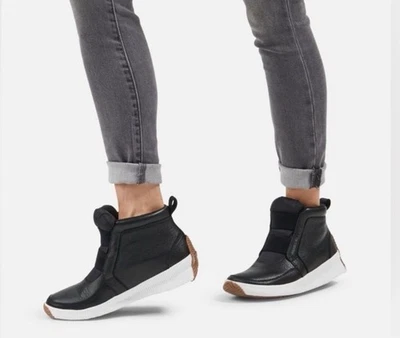 Sorel Women’s Out N About Plus Mid Boot Shoe Casual Winter Waterproof Black SZ-6 - Image 1 of 4