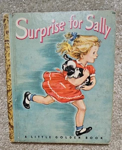SURPRISE FOR SALLY Vintage Little Golden Book 1950 - Bild 1 von 14