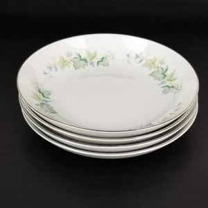 Fashion Manor Vineyard Set of 4 Coupe Soup Bowls 7.75" Vintage Japan, Nuts Salad - Picture 1 of 17