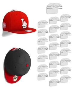 Hat Hooks for Baseball Cap - Adhesive Hat Racks and Display Ball Caps Holder,... - Picture 1 of 7