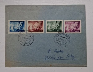 1944 Slovakia Cover - WWII German Interest - Third Reich puppet state - Picture 1 of 2