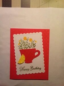 4er Set handgemachte Geburtstagskarten mit Umschlägen - Bild 1 von 2