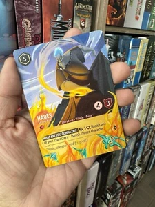 Hades Strong Arm Azurite Sea Disney Lorcana Full Art Alter Hand painted OOAK - Picture 1 of 4