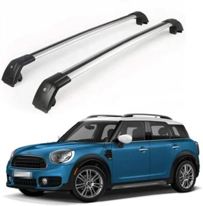 Barra transversal portaequipajes de techo de aluminio 2P apta para Mini Countryman 2011-2018 - Imagen 1 de 8