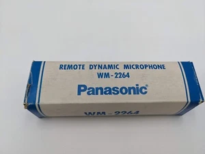 Vintage Panasonic WM-2264 dynamisches Fernmikrofon brandneu Neu aus altem Lagerbestand - Bild 1 von 4