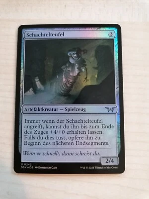 MTG MAGIC THE GATHERING DUSKMOURN FOIL Schachtelteufel - Bild 1 von 2