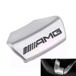 4.5cm Steering Wheel Emblem Decal Sticker Badge Decor Logo for Mercedes-Benz AMG - Foto 1 di 4