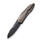 WE KNIFE Solid 22028-3 Frame Lock Bronze Titanium CPM-20CV Steel Pocket Knives