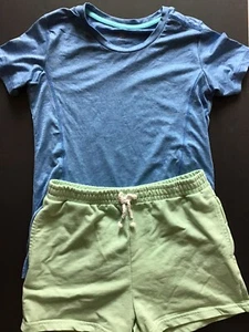 Girls Outfit T Shirt Shorts Large 10-12 C9 Champion Epic Threads Athletic Casual - Picture 1 of 12