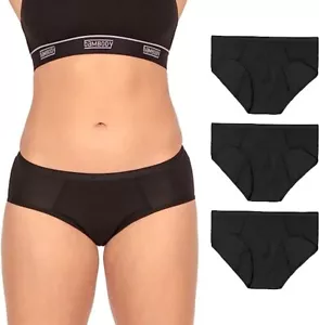 (3) BAMBODY ABSORBENT BRIEF PROTECTIVE PERIOD UNDERWEAR BAMBOO SIZE 8 / XL - Picture 1 of 5