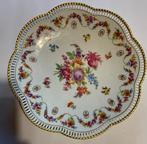VTG Schumann Arzberg (GERMAN) 11.25” Decorative Plate (Wildflowers & Lace) - Picture 1 of 3
