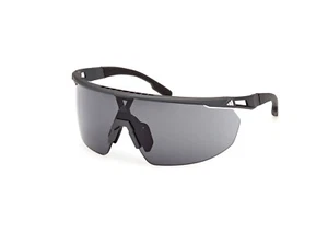 Gafas deportivas Adidas SP0095 02A máscara Cmpt Aero Lite negras unisex gafas de sol - Imagen 1 de 9
